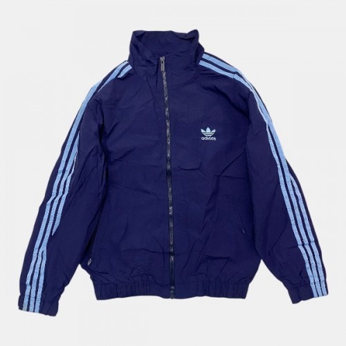 Adidas Originals Blue 3 Stripes Track Jacket Pre Owned